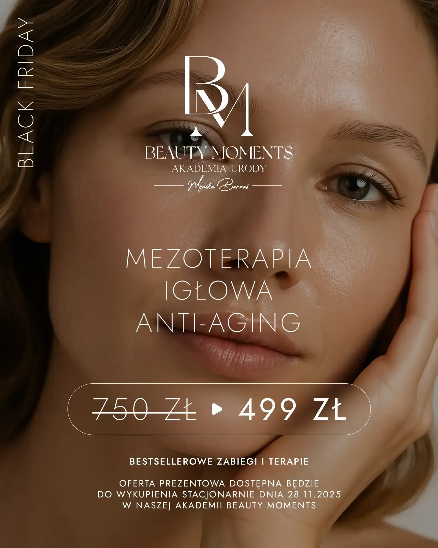Black Friday 2025 - Zabiegi do 33% taniej!! | Beauty Moments 1 Mezoterapia igłowa Anti AGING Black Friday
